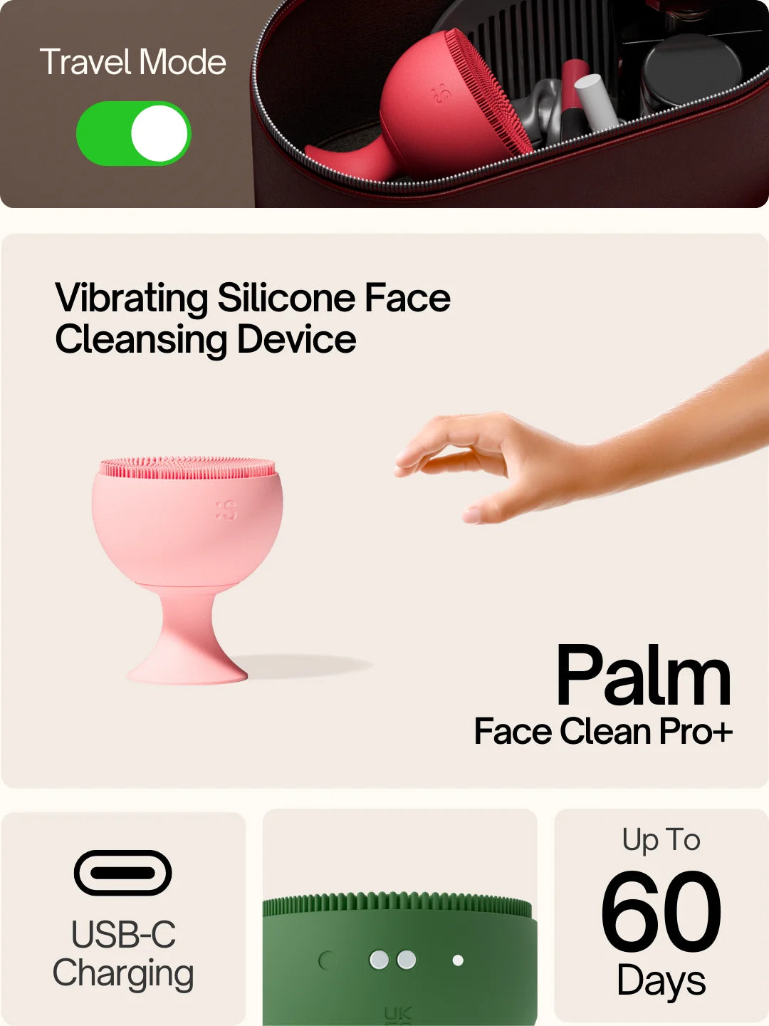 Our Heart Face Clean Pro+ targets most skincare concerns