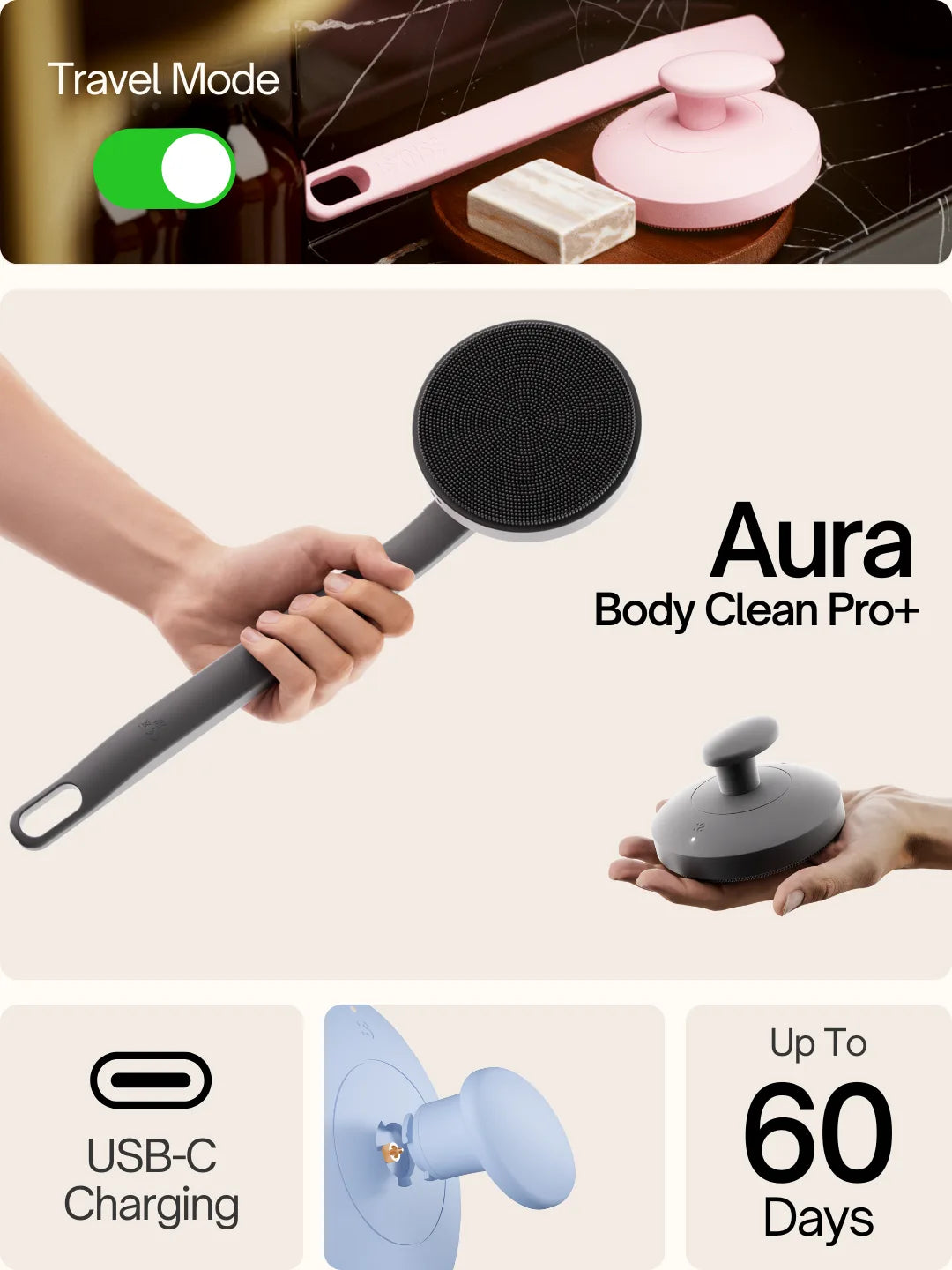 Transform your body care routine with this cleansing and sculpting device powered by PulseGlow™ technology